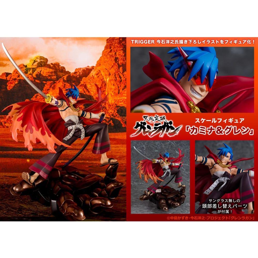 Tengen Toppa Gurren Lagann PVC Statue Kamina & Gurren 27 cm - The Happy Toy Store