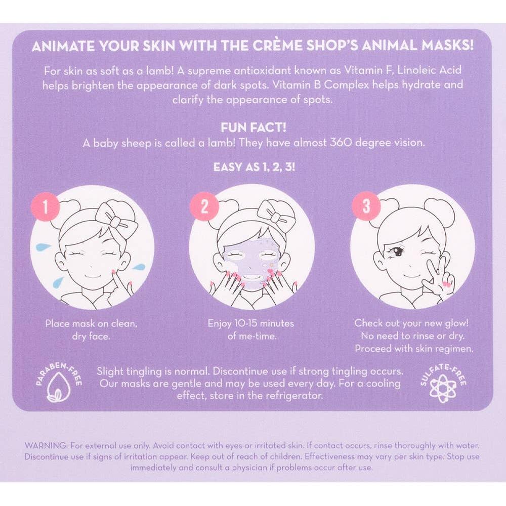 The Creme Shop Be Soft Skin Animated Lamb Face Set of 3 - The Happy Toy Store