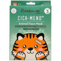 The Creme Shop Cica Mend Animal Face Mask Set of 3 - Tiger - The Happy Toy Store