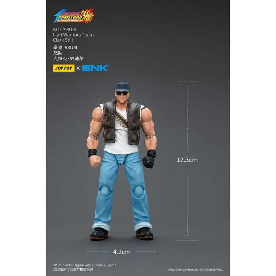 The King Of Fighters '98 Action Figure Hero Team Clark Still 12 cm - The Happy Toy Store