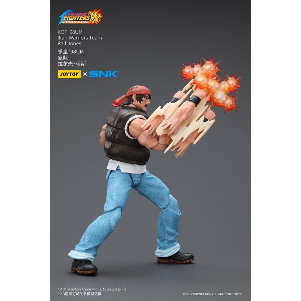 The King Of Fighters '98 Action Figure Hero Team Ralf Jones 12 cm - The Happy Toy Store
