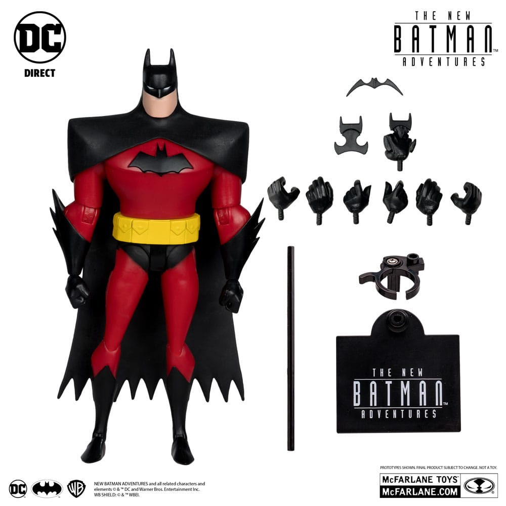 The New Batman Adventure DC Multiverse Action Figure Batman (Silver) Platinum Edition 18 cm - The Happy Toy Store