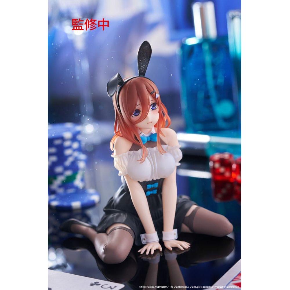 The Quintessential Quintuplets 3 PVC Statue Desktop Cute Figure Miku Nakano (Bunny Ver.) 13 cm - The Happy Toy Store