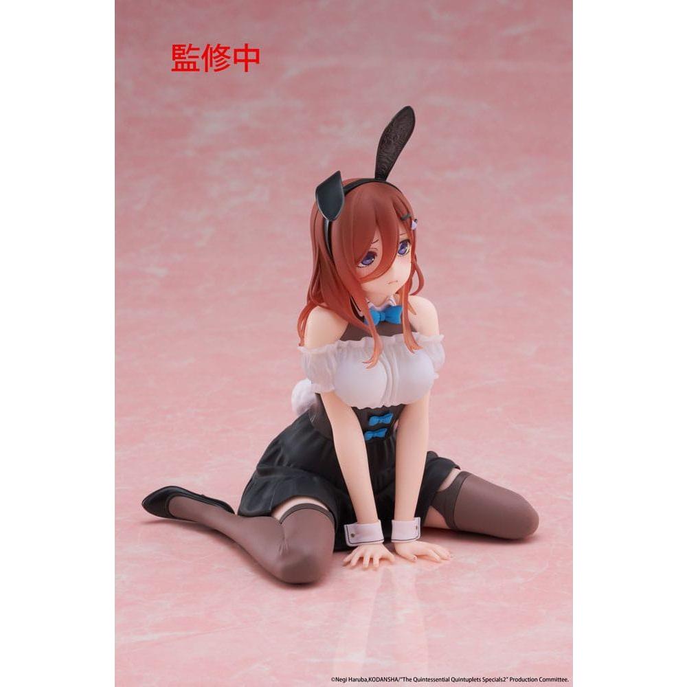 The Quintessential Quintuplets 3 PVC Statue Desktop Cute Figure Miku Nakano (Bunny Ver.) 13 cm - The Happy Toy Store