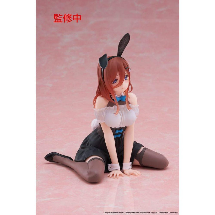 The Quintessential Quintuplets 3 PVC Statue Desktop Cute Figure Miku Nakano (Bunny Ver.) 13 cm - The Happy Toy Store