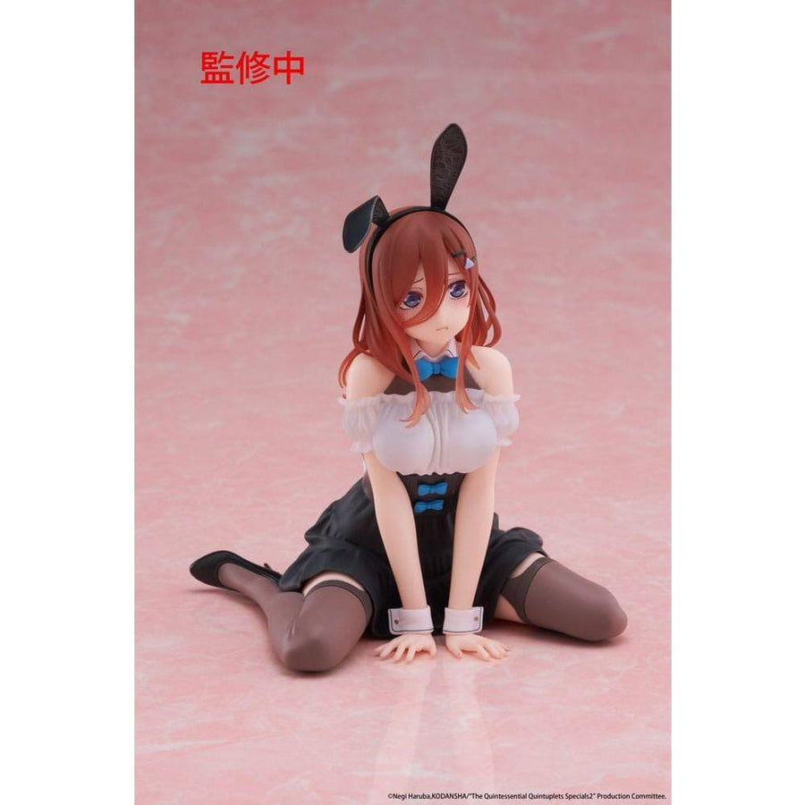The Quintessential Quintuplets 3 PVC Statue Desktop Cute Figure Miku Nakano (Bunny Ver.) 13 cm - The Happy Toy Store