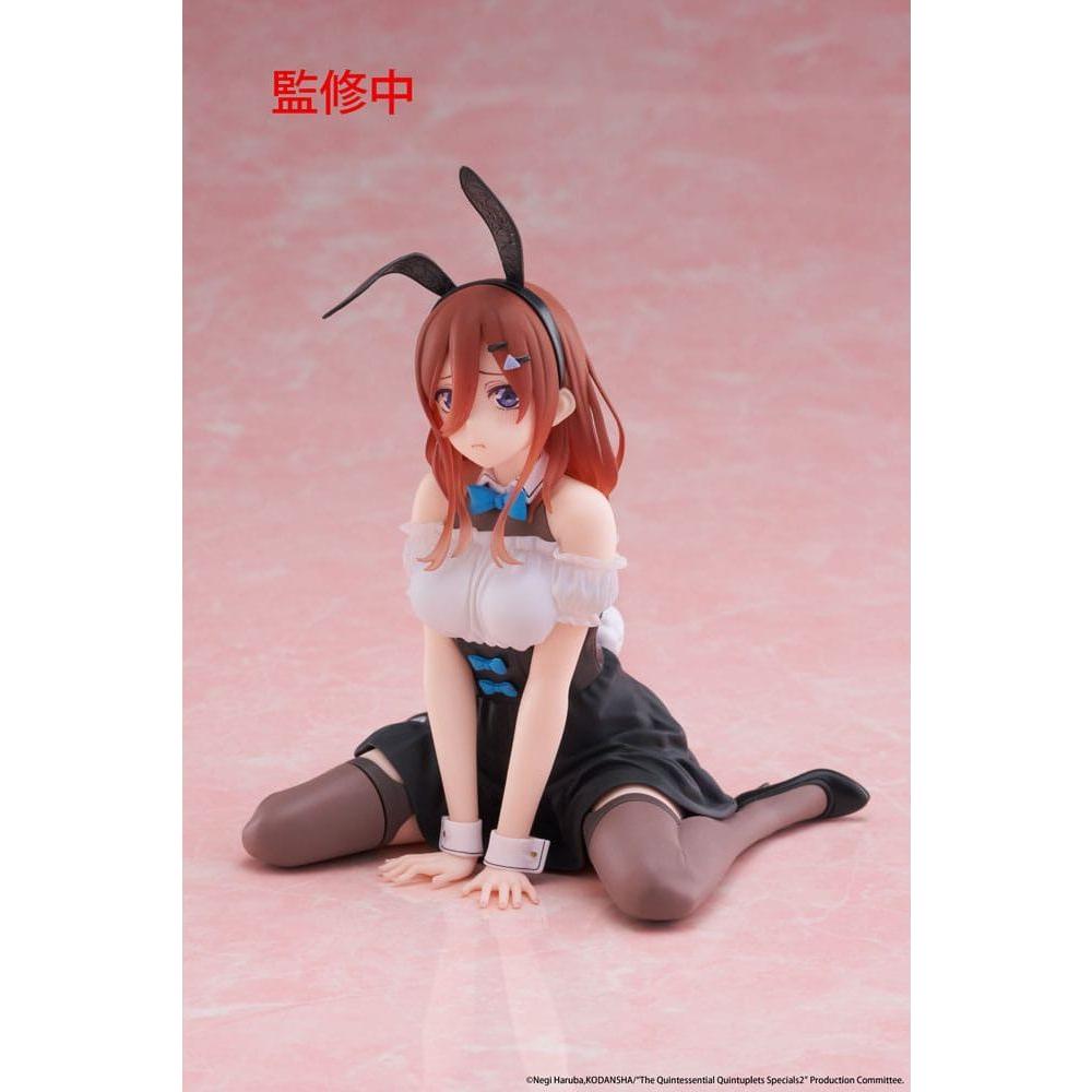 The Quintessential Quintuplets 3 PVC Statue Desktop Cute Figure Miku Nakano (Bunny Ver.) 13 cm - The Happy Toy Store