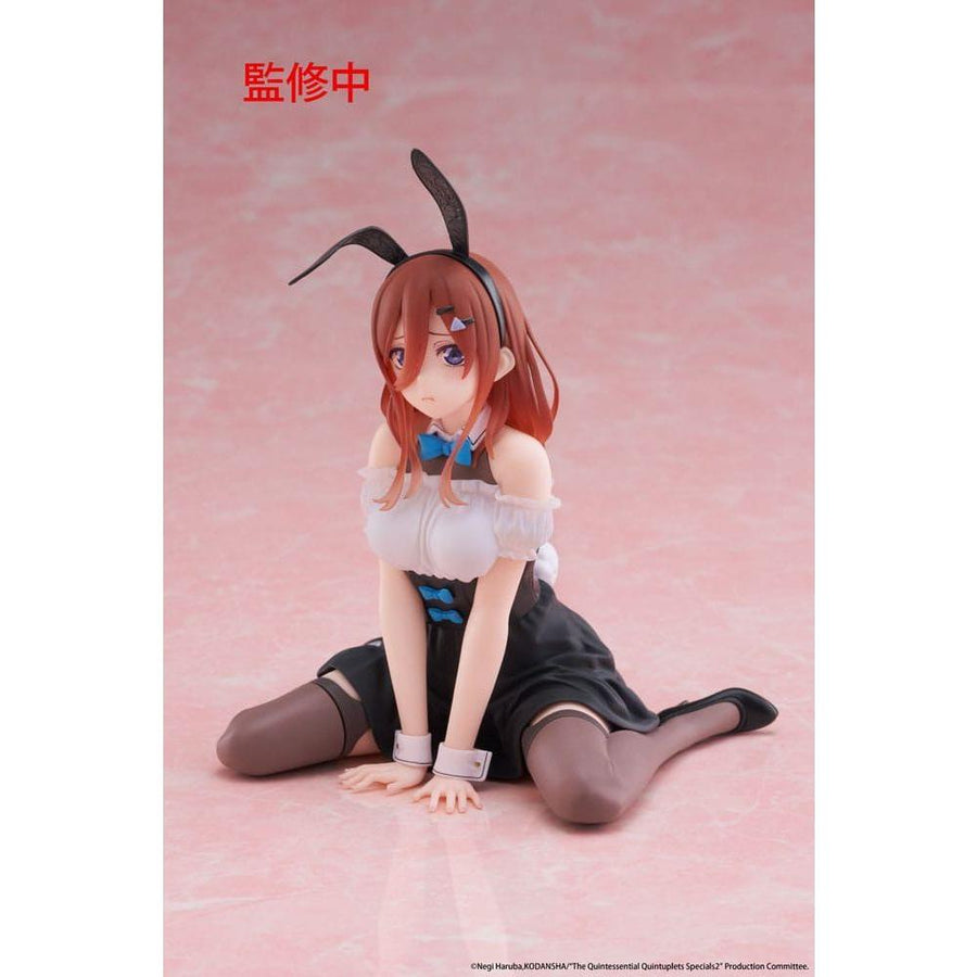 The Quintessential Quintuplets 3 PVC Statue Desktop Cute Figure Miku Nakano (Bunny Ver.) 13 cm - The Happy Toy Store
