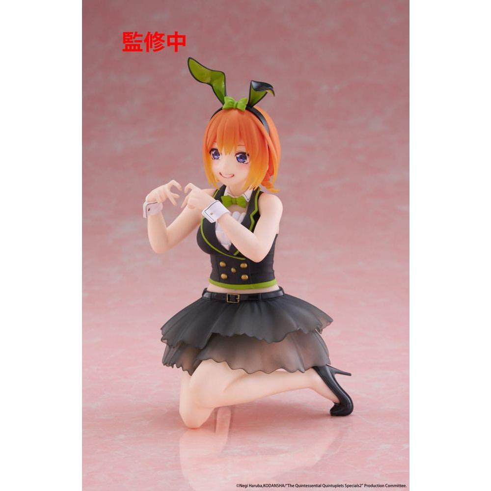 The Quintessential Quintuplets 3 PVC Statue Desktop Cute Figure Yotsuba Nakano (Bunny Ver.) 13 cm - The Happy Toy Store