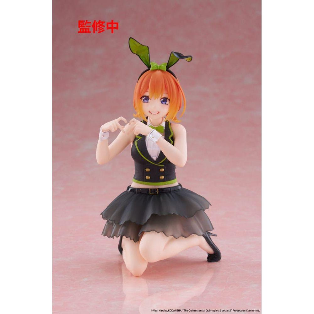 The Quintessential Quintuplets 3 PVC Statue Desktop Cute Figure Yotsuba Nakano (Bunny Ver.) 13 cm - The Happy Toy Store