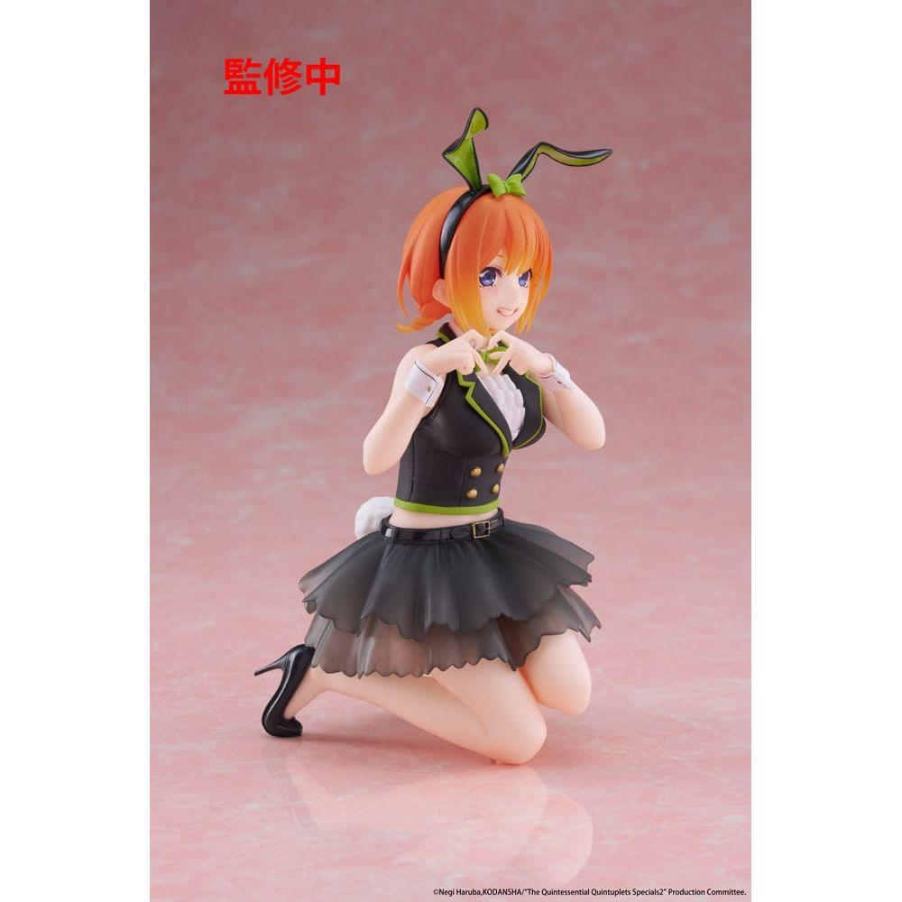 The Quintessential Quintuplets 3 PVC Statue Desktop Cute Figure Yotsuba Nakano (Bunny Ver.) 13 cm - The Happy Toy Store