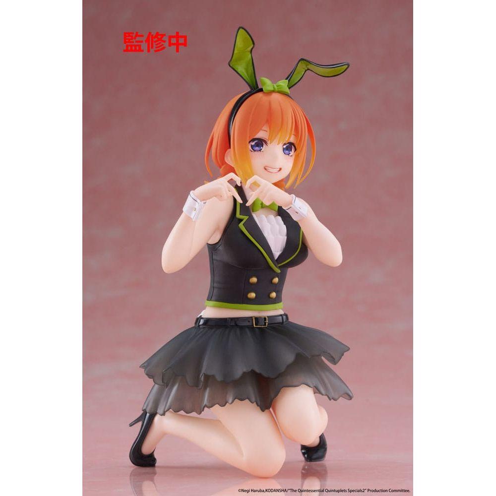 The Quintessential Quintuplets 3 PVC Statue Desktop Cute Figure Yotsuba Nakano (Bunny Ver.) 13 cm - The Happy Toy Store