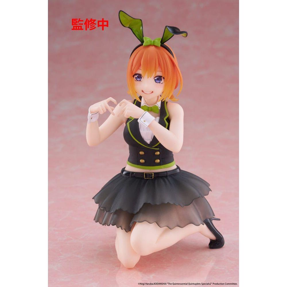 The Quintessential Quintuplets 3 PVC Statue Desktop Cute Figure Yotsuba Nakano (Bunny Ver.) 13 cm - The Happy Toy Store
