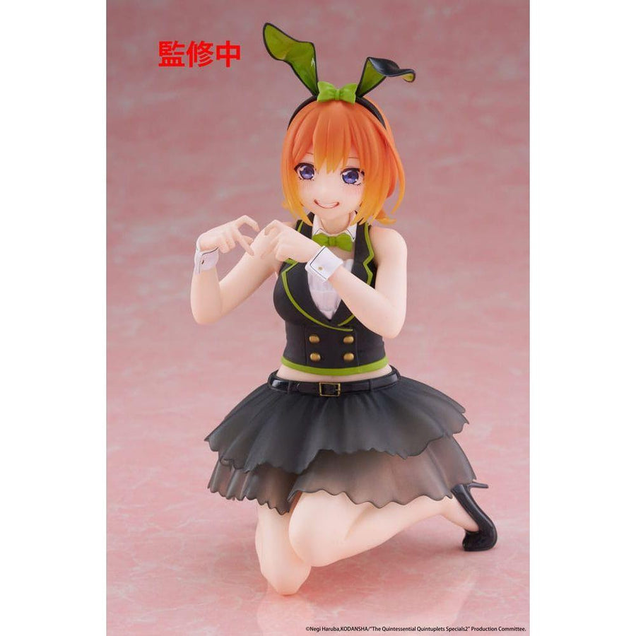 The Quintessential Quintuplets 3 PVC Statue Desktop Cute Figure Yotsuba Nakano (Bunny Ver.) 13 cm - The Happy Toy Store