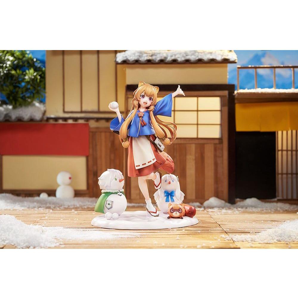 The Rising of the Shield Hero PVC Statue 1/7 Raphtalia: Snow Play Ver. 20 cm - The Happy Toy Store