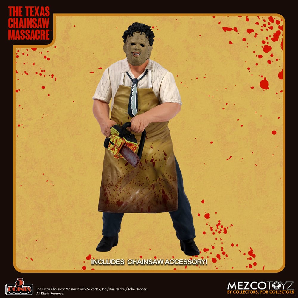 The Texas Chain Saw Massacre (1974) 5 Points Action Figure Leatherface 10 cm - The Happy Toy Store