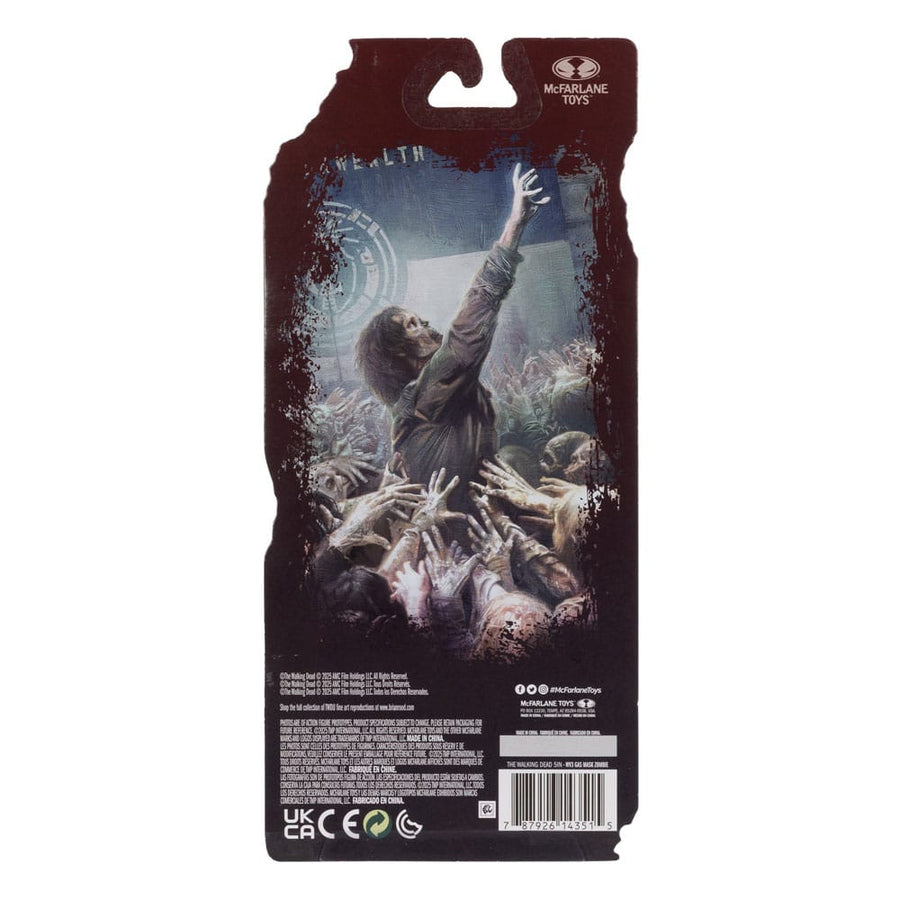 The Walking Dead Action Figure Gas Mask Zombie (Season 4) 13 cm - The Happy Toy Store