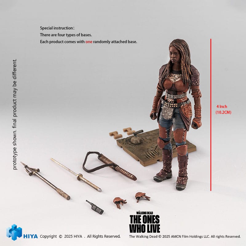The Walking Dead: The Ones Who Lived Exquisite Mini Action Figure 1/18 Michonne 10 cm - The Happy Toy Store