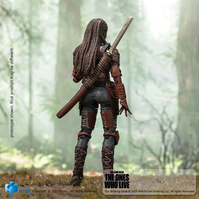 The Walking Dead: The Ones Who Lived Exquisite Mini Action Figure 1/18 Michonne 10 cm - The Happy Toy Store