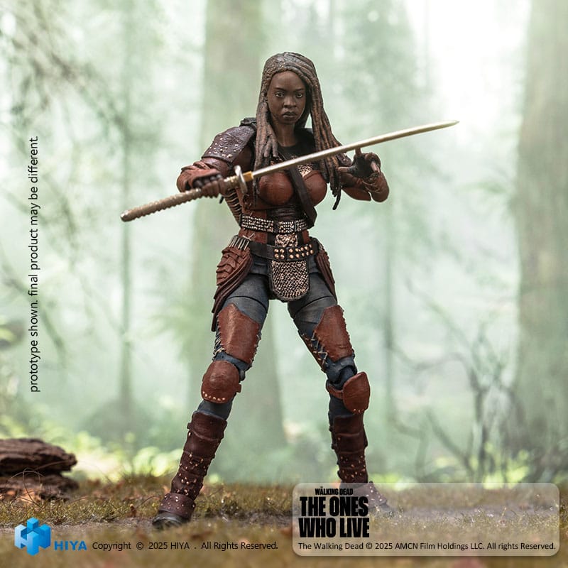 The Walking Dead: The Ones Who Lived Exquisite Mini Action Figure 1/18 Michonne 10 cm - The Happy Toy Store