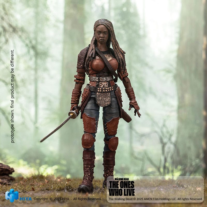 The Walking Dead: The Ones Who Lived Exquisite Mini Action Figure 1/18 Michonne 10 cm - The Happy Toy Store