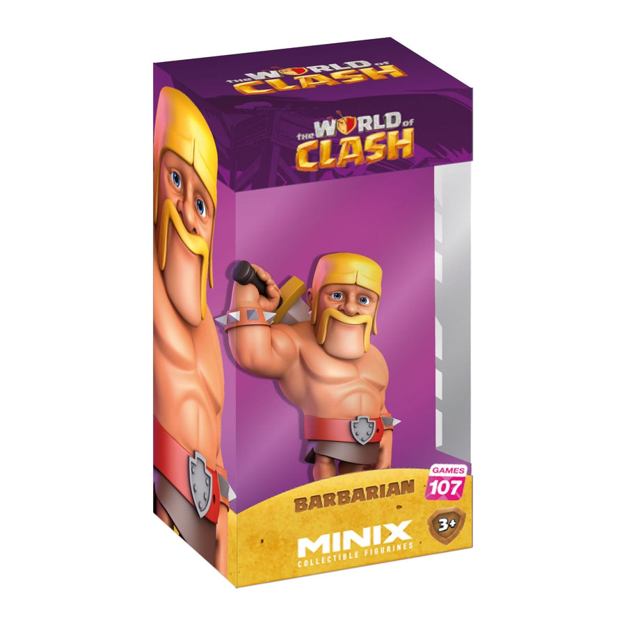 The World of Clash Minix Figure Clash of Clans Barbarian 12 cm - The Happy Toy Store