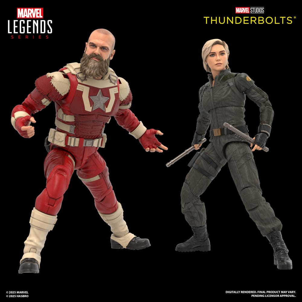 Thunderbolts Marvel Legends Action Figure 2 - Pack Yelena Belova & Red Guardian 15 cm - The Happy Toy Store