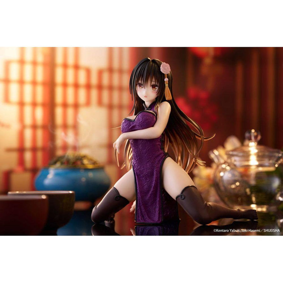 To Love Ru Darkness Desktop Cute PVC Statue Yui Kotegawa (Chinese Dress Ver.) 13 cm - The Happy Toy Store