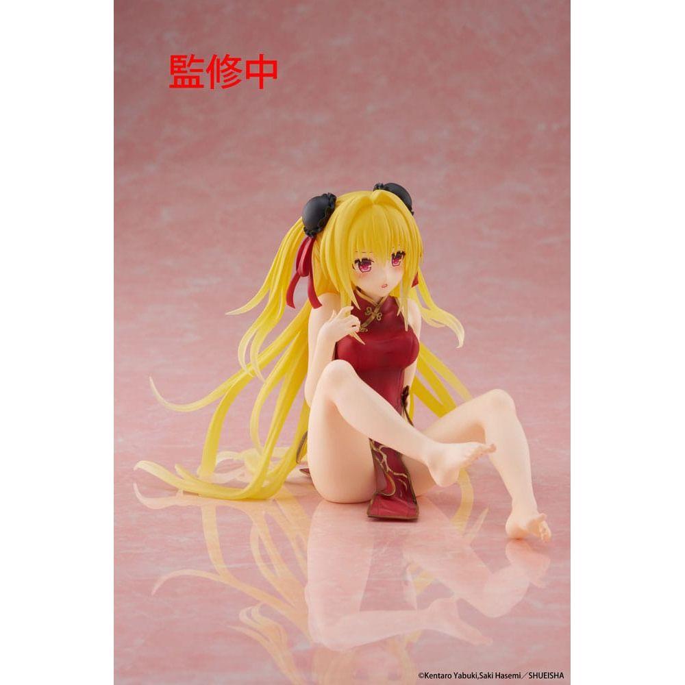 To Love Ru Darkness PVC Statue Desktop Cute Figure Golden Darkness (Chinese Dress Ver.) 13 cm - The Happy Toy Store