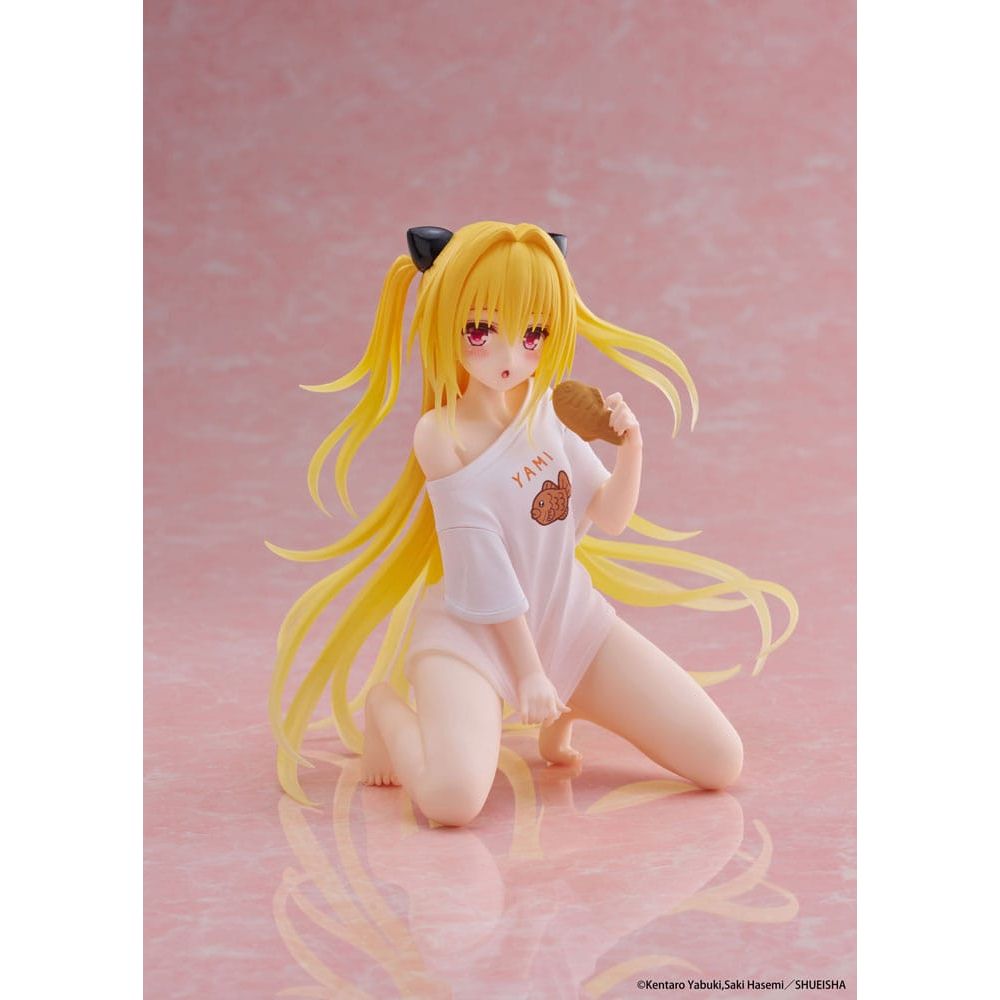 To Love - Ru Darkness PVC Statue Desktop Cute Figure Golden Darkness Roomwear Ver. 13 cm - The Happy Toy Store