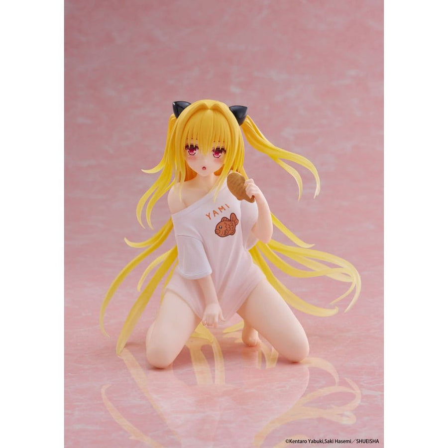 To Love - Ru Darkness PVC Statue Desktop Cute Figure Golden Darkness Roomwear Ver. 13 cm - The Happy Toy Store