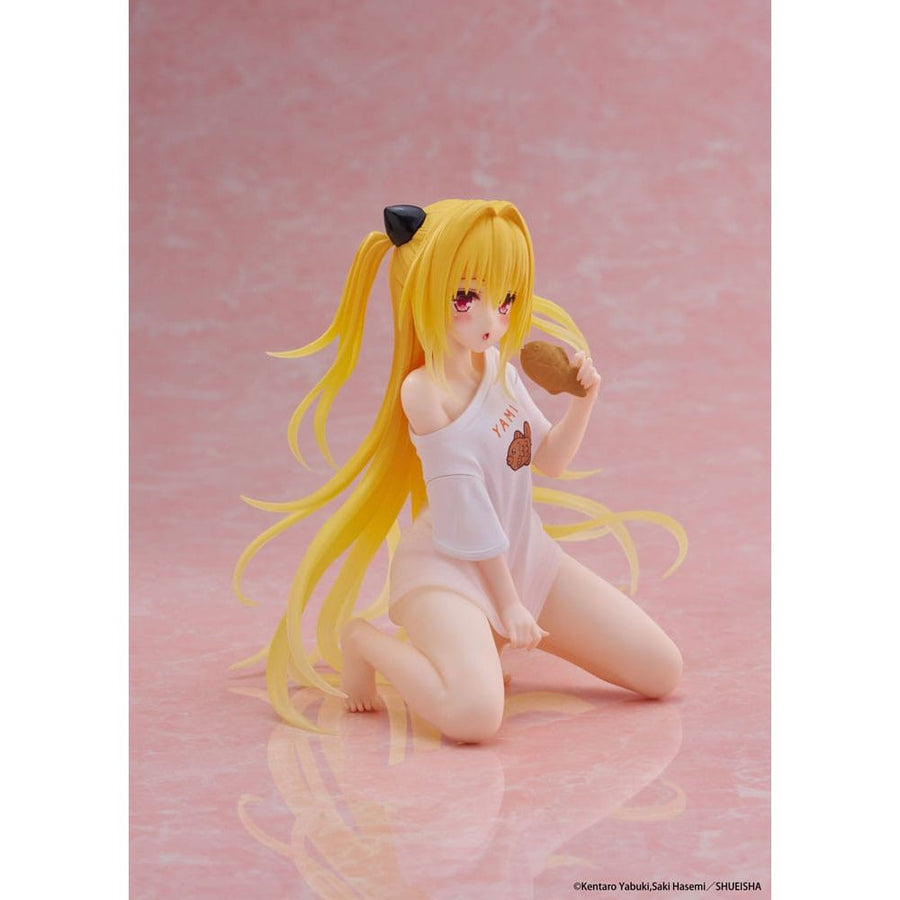 To Love - Ru Darkness PVC Statue Desktop Cute Figure Golden Darkness Roomwear Ver. 13 cm - The Happy Toy Store