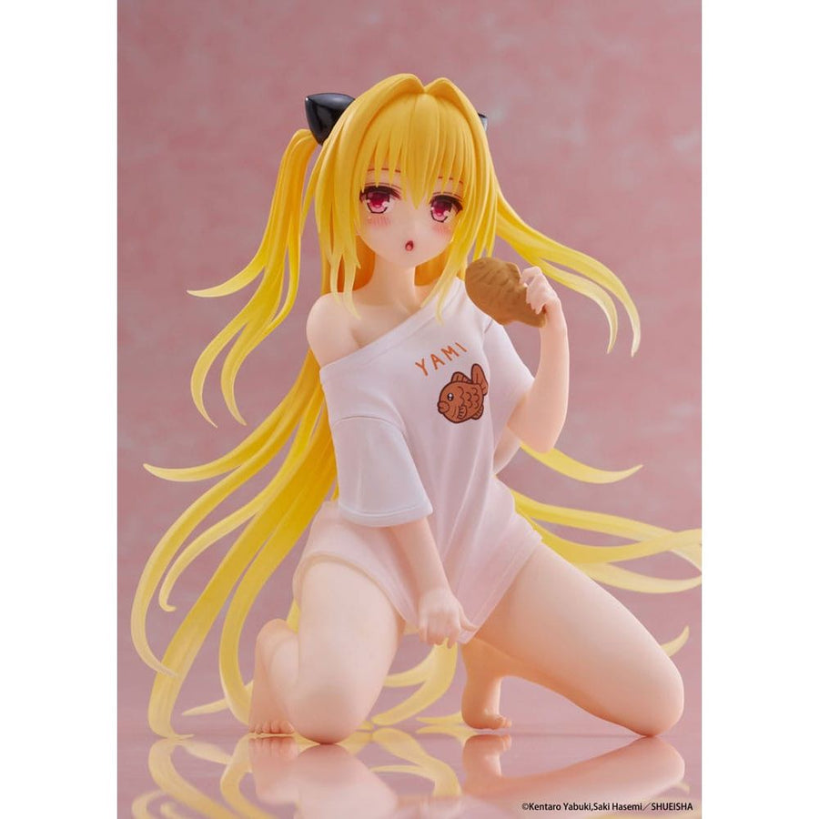 To Love - Ru Darkness PVC Statue Desktop Cute Figure Golden Darkness Roomwear Ver. 13 cm - The Happy Toy Store