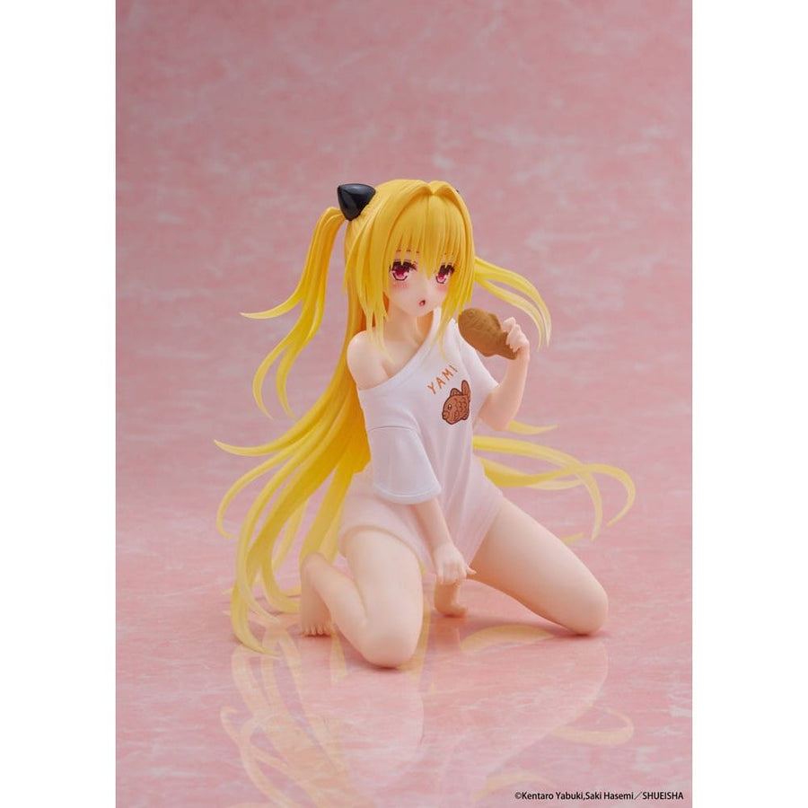 To Love - Ru Darkness PVC Statue Desktop Cute Figure Golden Darkness Roomwear Ver. 13 cm - The Happy Toy Store