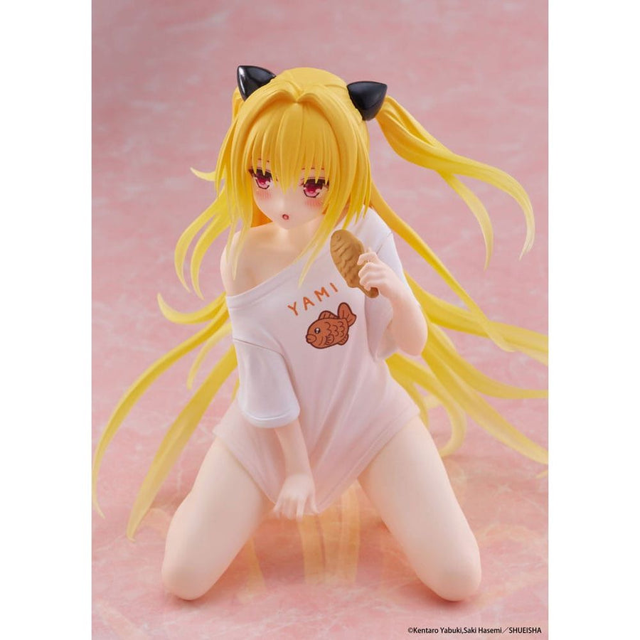 To Love - Ru Darkness PVC Statue Desktop Cute Figure Golden Darkness Roomwear Ver. 13 cm - The Happy Toy Store