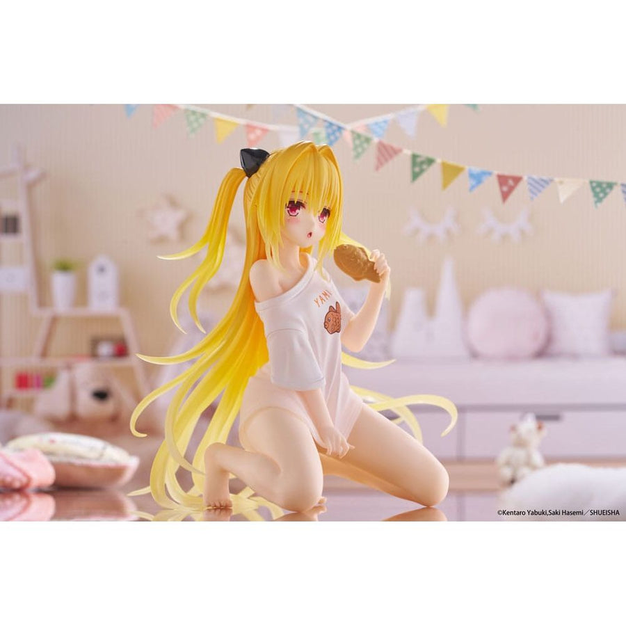 To Love - Ru Darkness PVC Statue Desktop Cute Figure Golden Darkness Roomwear Ver. 13 cm - The Happy Toy Store