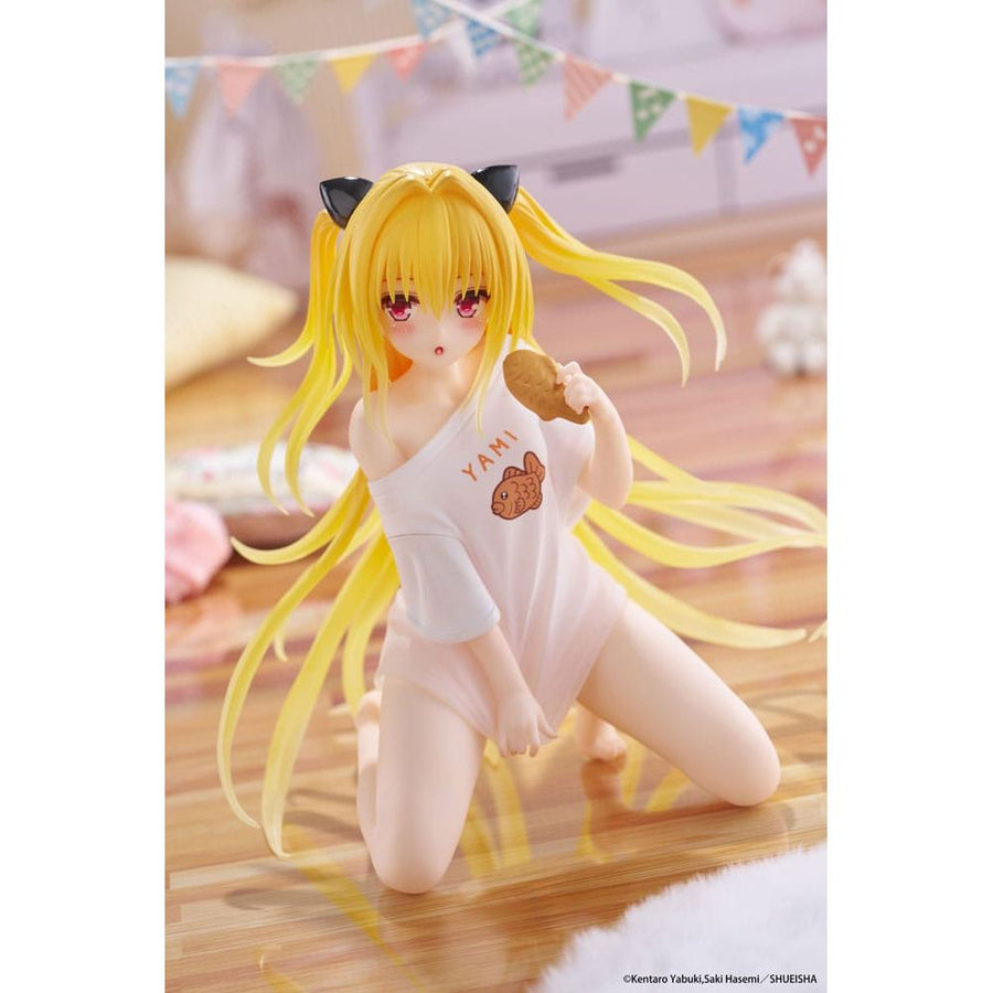 To Love - Ru Darkness PVC Statue Desktop Cute Figure Golden Darkness Roomwear Ver. 13 cm - The Happy Toy Store