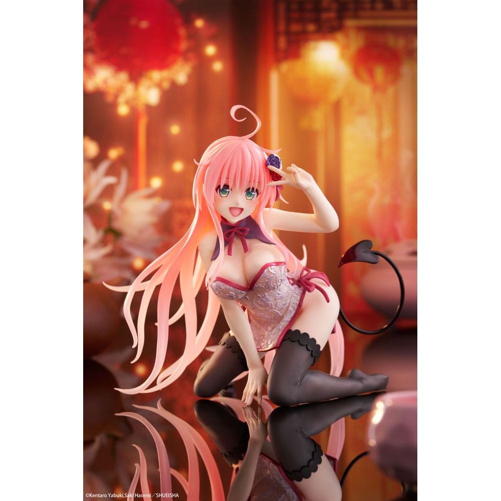 To Love - Ru Darkness PVC Statue Desktop Cute Figure Lala Chinese Dress Ver. 13 cm - The Happy Toy Store