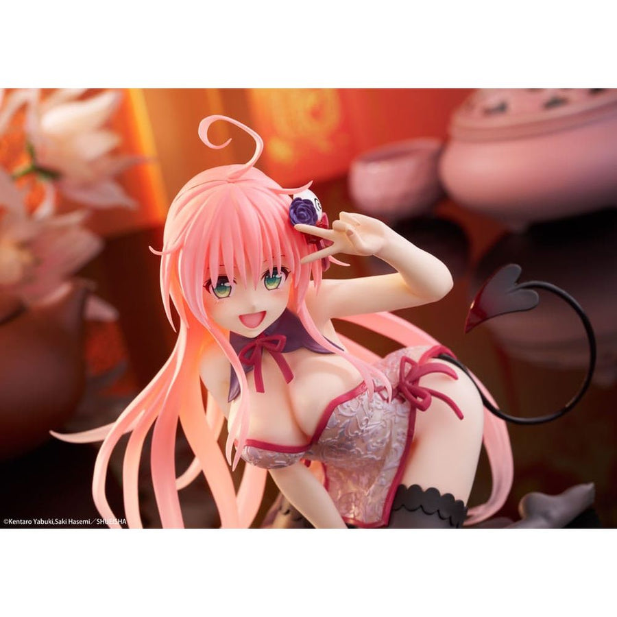 To Love - Ru Darkness PVC Statue Desktop Cute Figure Lala Chinese Dress Ver. 13 cm - The Happy Toy Store
