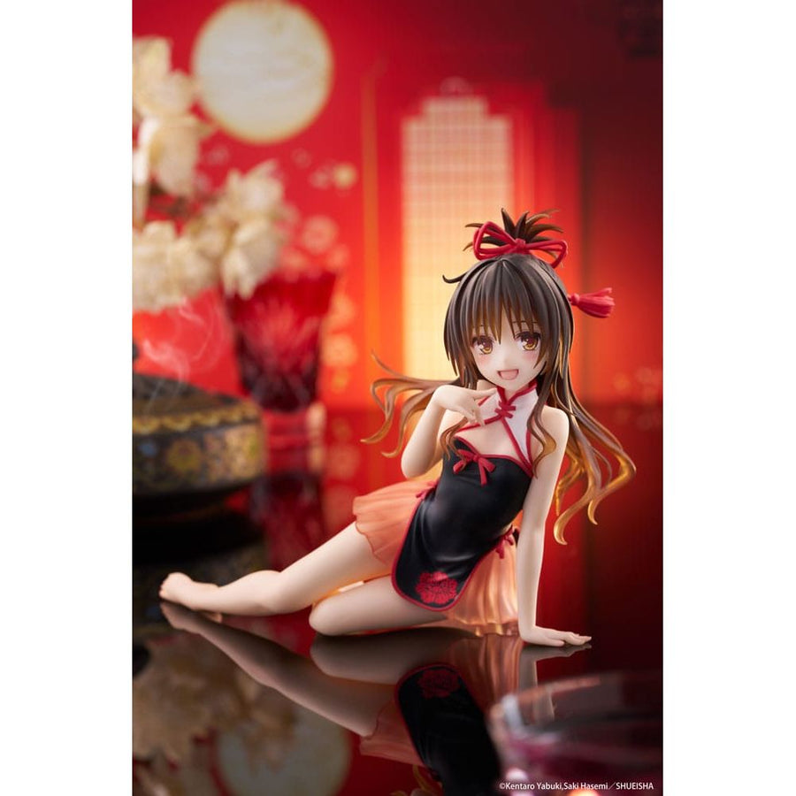 To Love - Ru Darkness PVC Statue Desktop Cute Figure Mikan Yuki Chinese Dress Ver. 13 cm - The Happy Toy Store