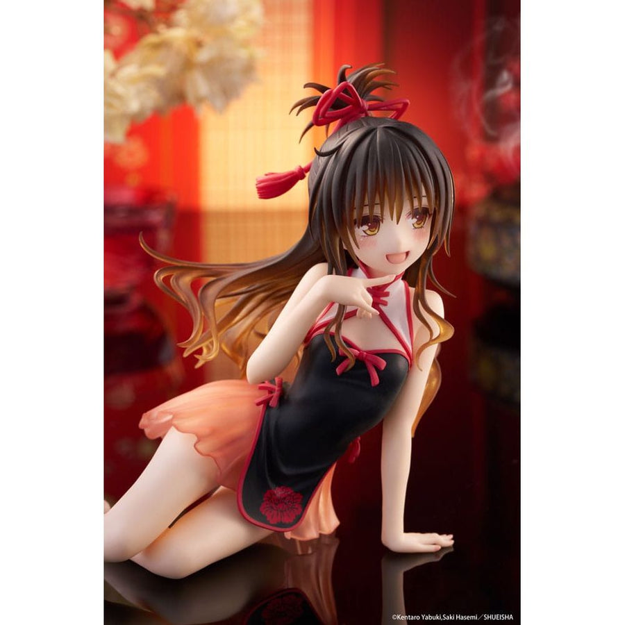 To Love - Ru Darkness PVC Statue Desktop Cute Figure Mikan Yuki Chinese Dress Ver. 13 cm - The Happy Toy Store