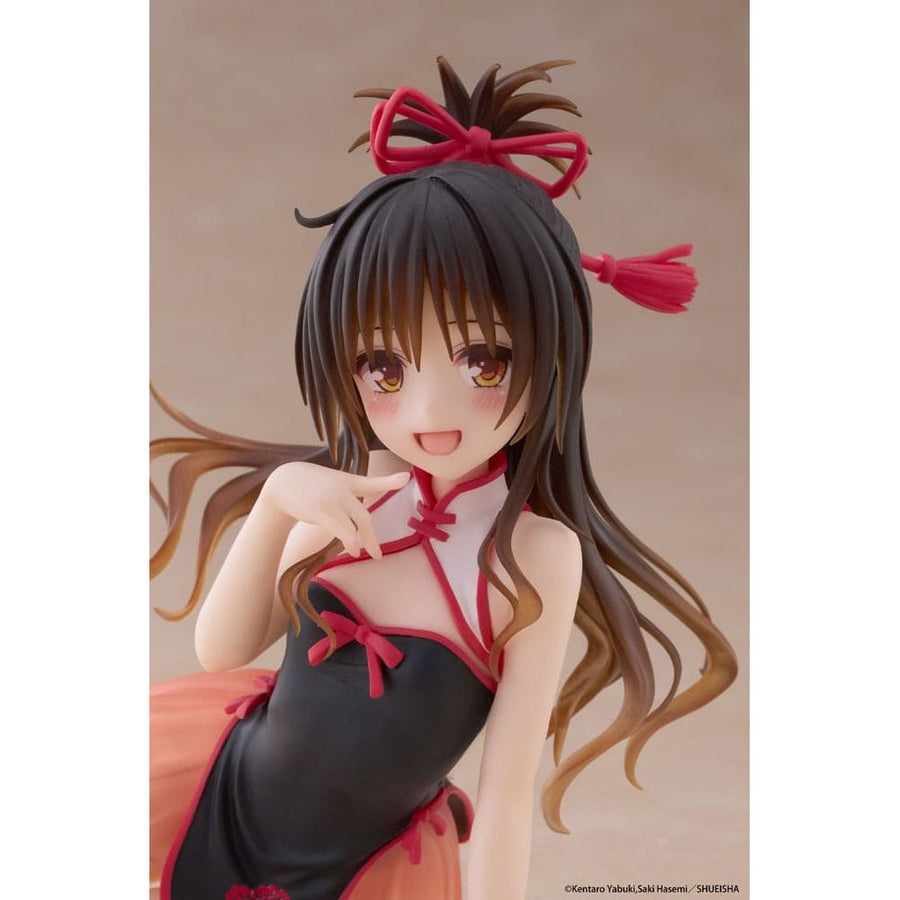 To Love - Ru Darkness PVC Statue Desktop Cute Figure Mikan Yuki Chinese Dress Ver. 13 cm - The Happy Toy Store