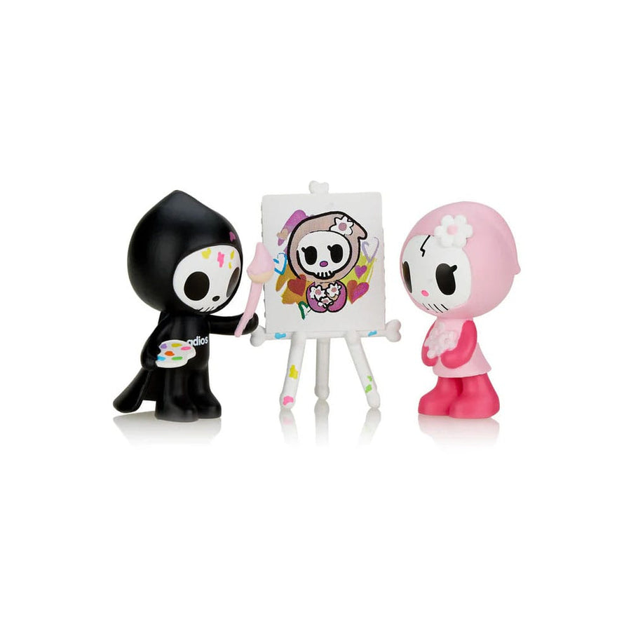 Tokidoki Adios & Ciao Ciao Figures Assortment Together Forever Full Blind Box Set 8 Pack - The Happy Toy Store