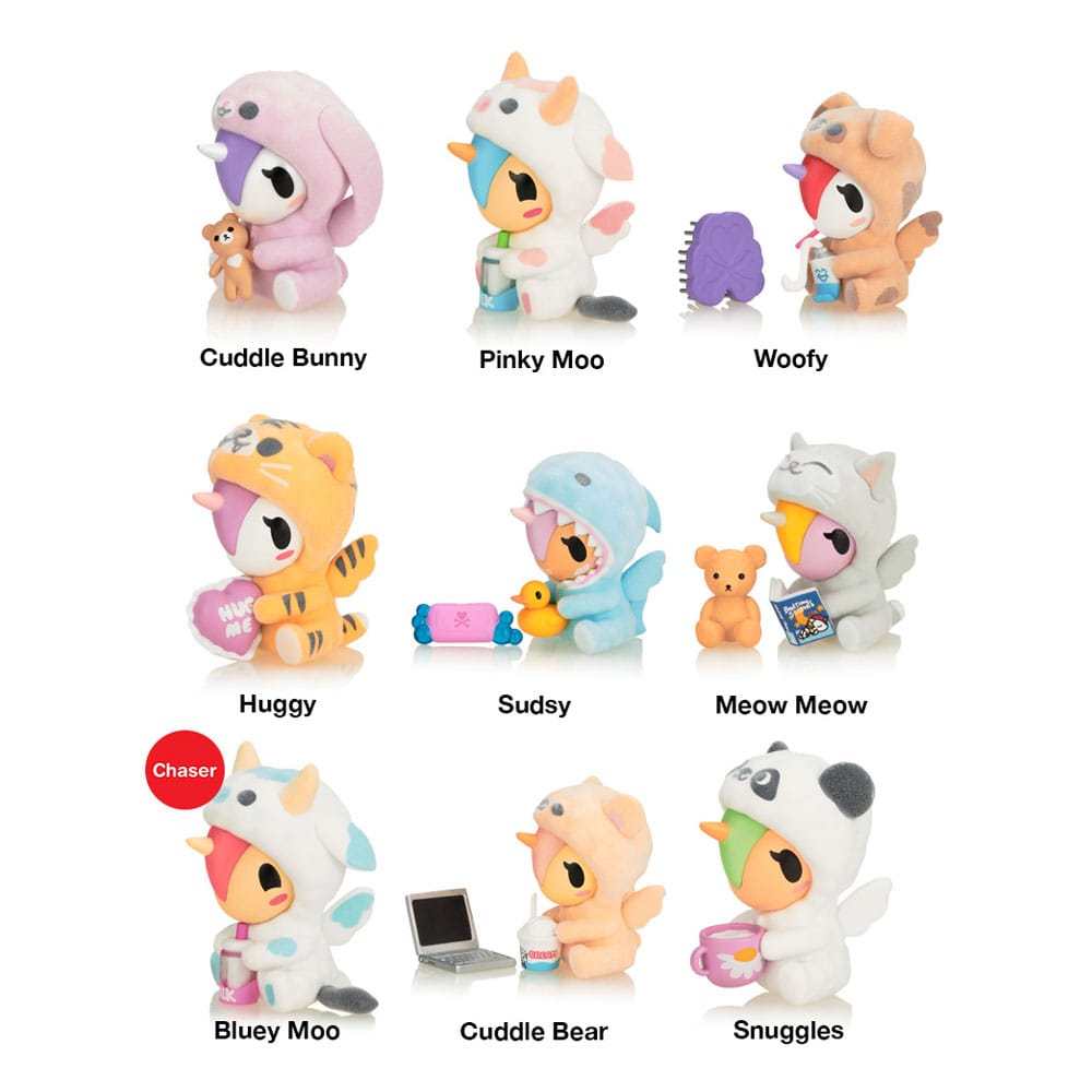Tokidoki Unicorno Figures Assortment Cozy Unicorno Full Blind Box Set 8 Pack - The Happy Toy Store