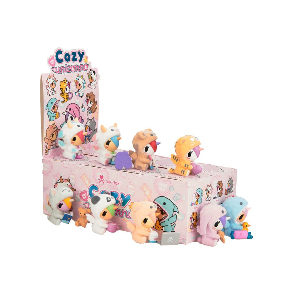 Tokidoki Unicorno Figures Assortment Cozy Unicorno Full Blind Box Set 8 Pack - The Happy Toy Store