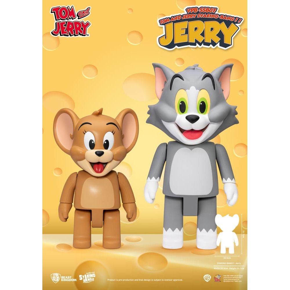 Tom & Jerry Syaking Bang PVC figure Jerry 30 cm - The Happy Toy Store