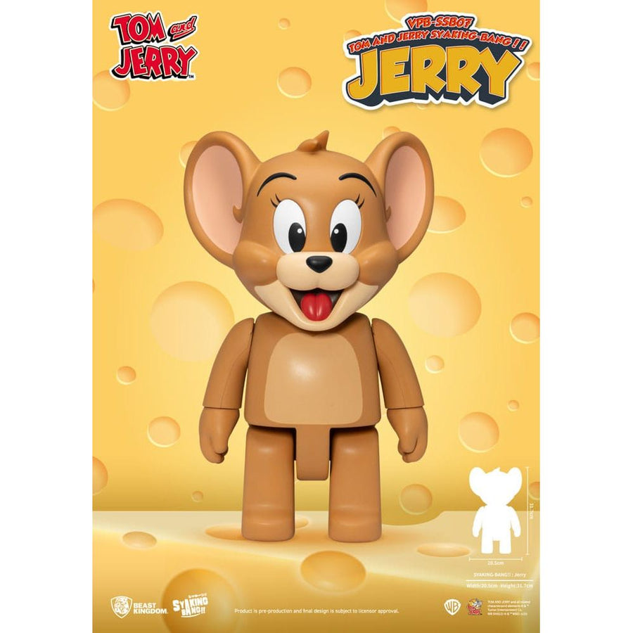 Tom & Jerry Syaking Bang PVC figure Jerry 30 cm - The Happy Toy Store