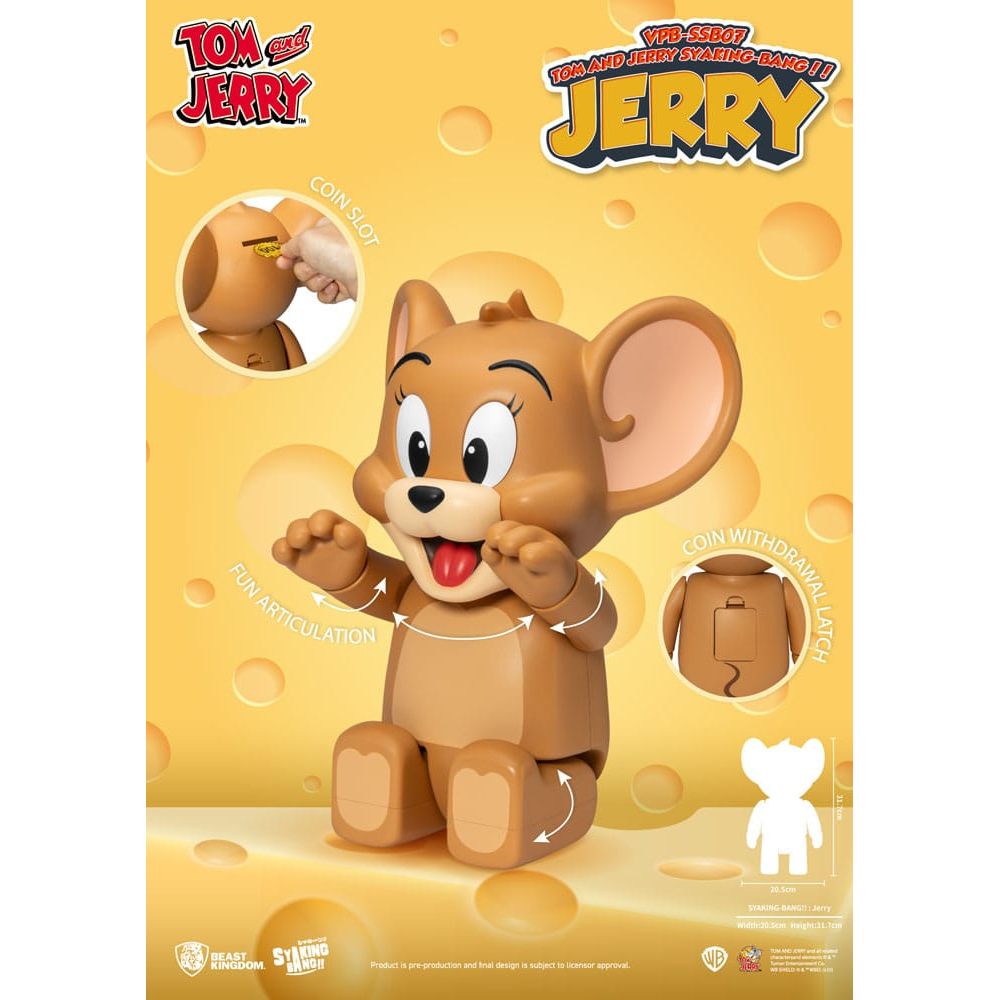 Tom & Jerry Syaking Bang PVC figure Jerry 30 cm - The Happy Toy Store