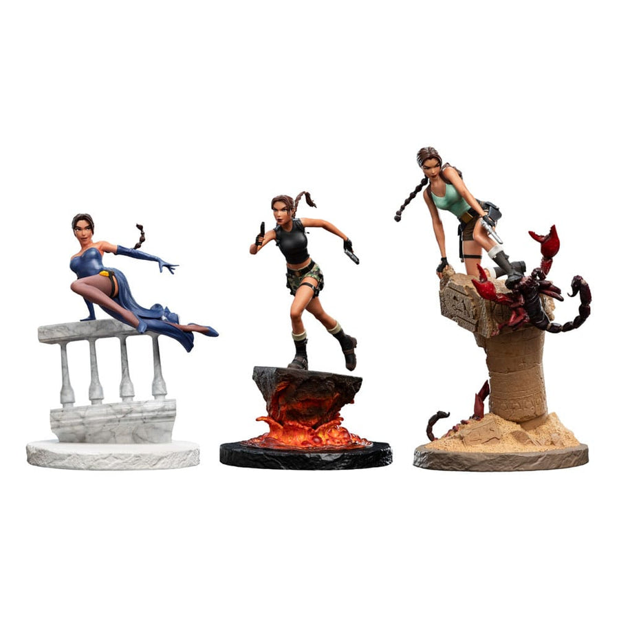 Tomb Raider Mini Statue Lara Croft: The Sanctuary of Flame 18 cm - The Happy Toy Store
