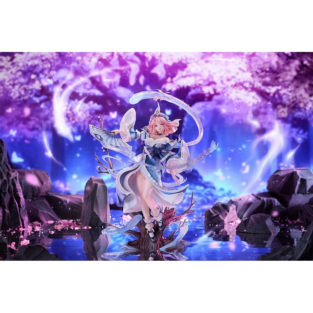 Touhou Project PVC Statue 1/7 Yuyuko Saigyouji: Natural - Born Ghost Ver. 30 cm - The Happy Toy Store